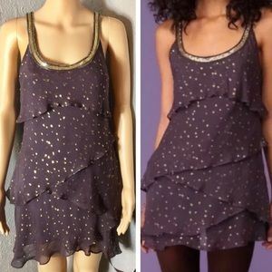 Free People Chiffon Layer Mini Dress